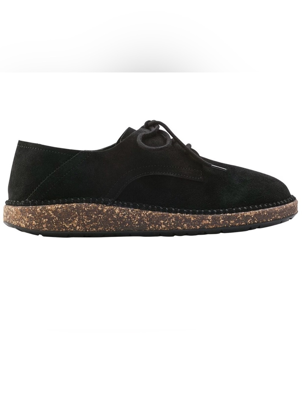 Birkenstock Navy Suede Gary Flat Lace-Up Casual Shoes Size 37E